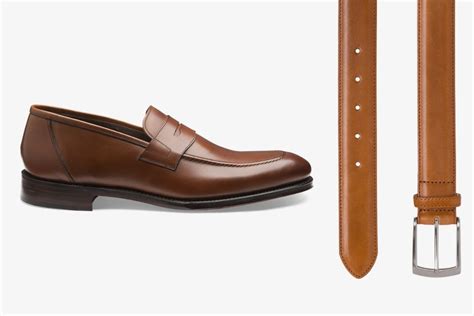 men's belt matching shoes